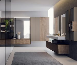 Modern Italian Bathroom Designs | MandiCasa | Custom Cabinetry